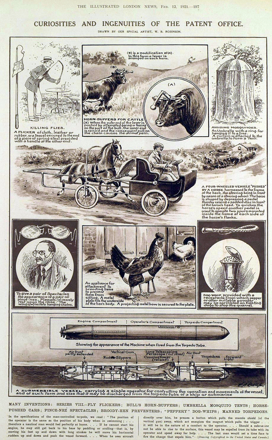 1921 patent horn buffers